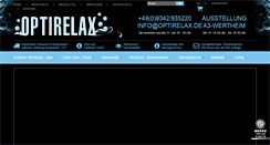 Desktop Screenshot of optirelax.de